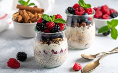 Overnight Oats Meal Prep – Frühstück in 2 Minuten