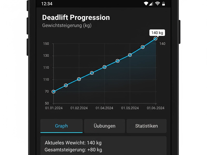 Progression Gewichtssteigerung