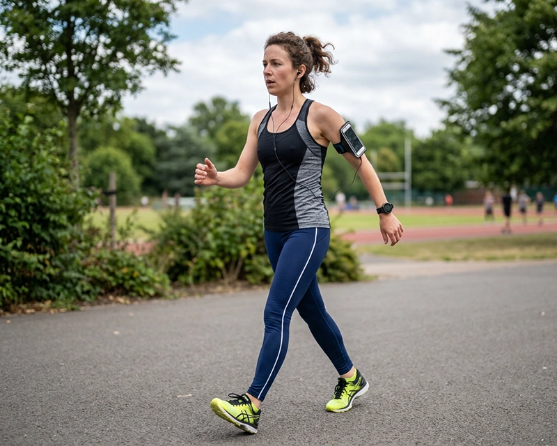 Gehen Lauftraining 5km